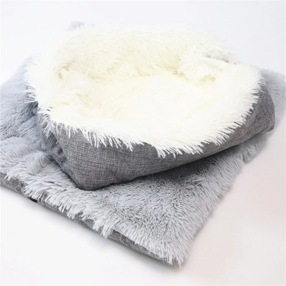 Coral Fleece Pet Bed